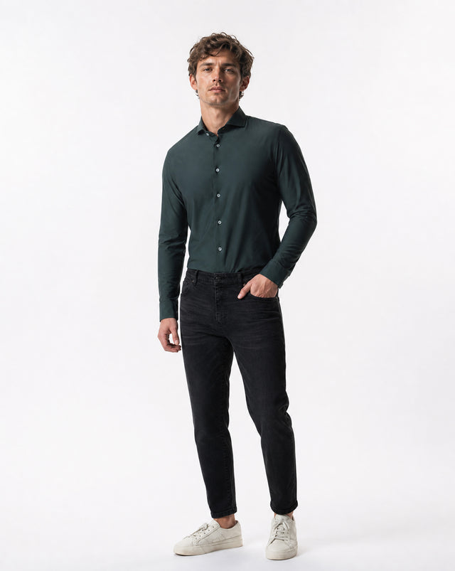 IOS SHIRT - BOTTLE GREEN