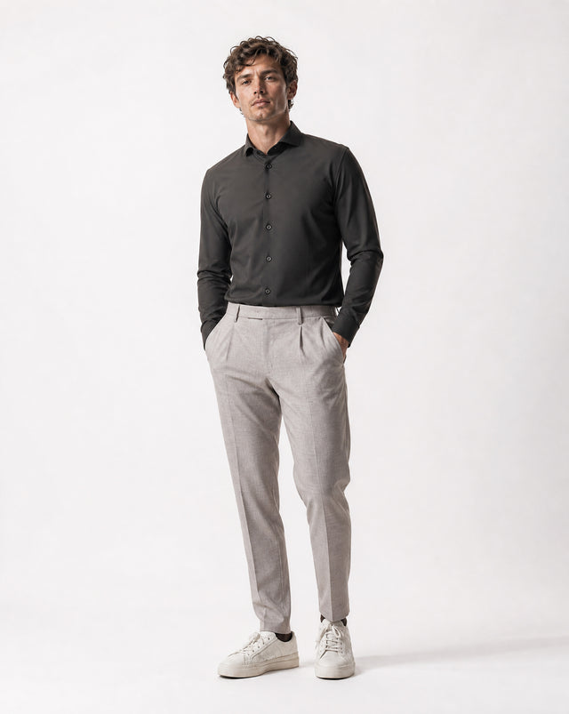 IOS SHIRT - DARK BROWN