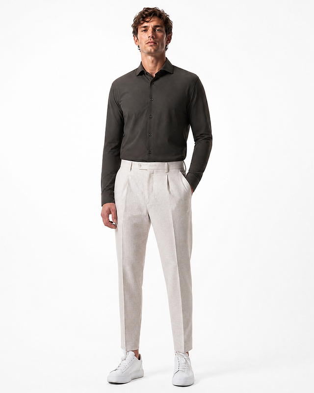 IOS SHIRT - DARK BROWN