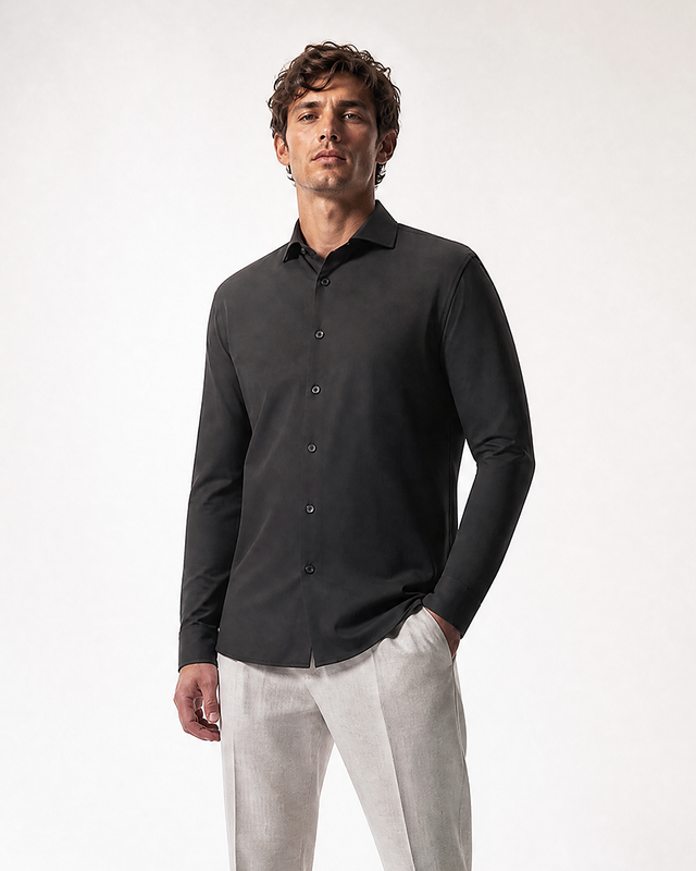 IOS SHIRT - DARK BROWN
