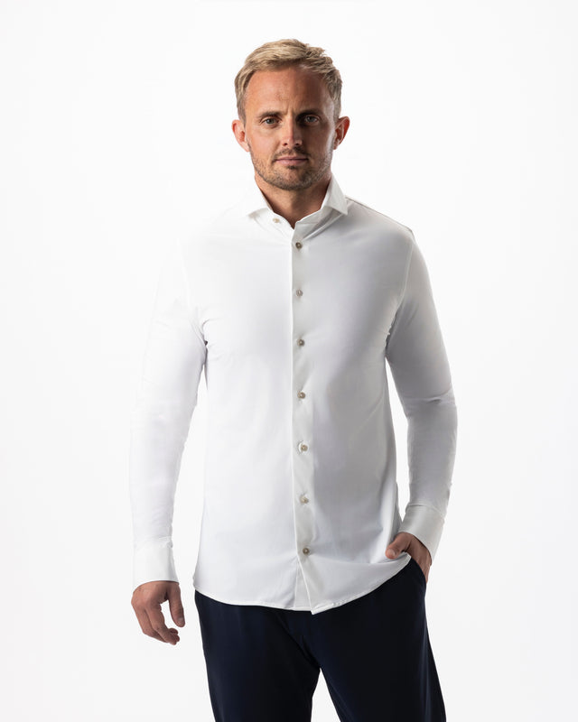 Shirt Stretch Slim Fit Non-Iron Modern Ivory Beige White IOS Clothing Shirt Stretch Slim Fit Non-Iron Modern Ivory Beige White IOS Clothing
