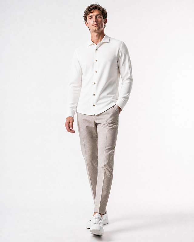 IOS SHIRT - IVORY CONTRAST