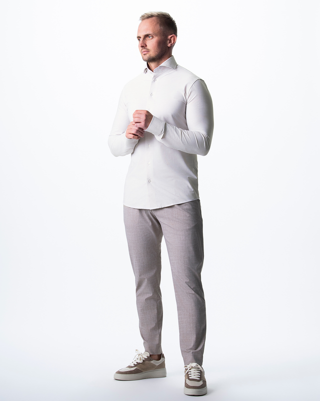 IOS SHIRT - IVORY STRUCTURED
