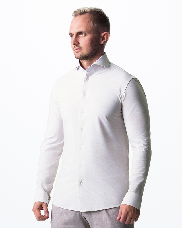 IOS SHIRT - IVORY STRUCTURED