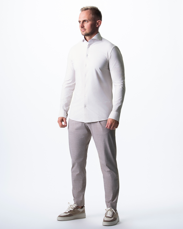 IOS SHIRT - IVORY STRUCTURED