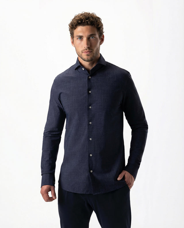 IOS SHIRT - NAVY DENIM