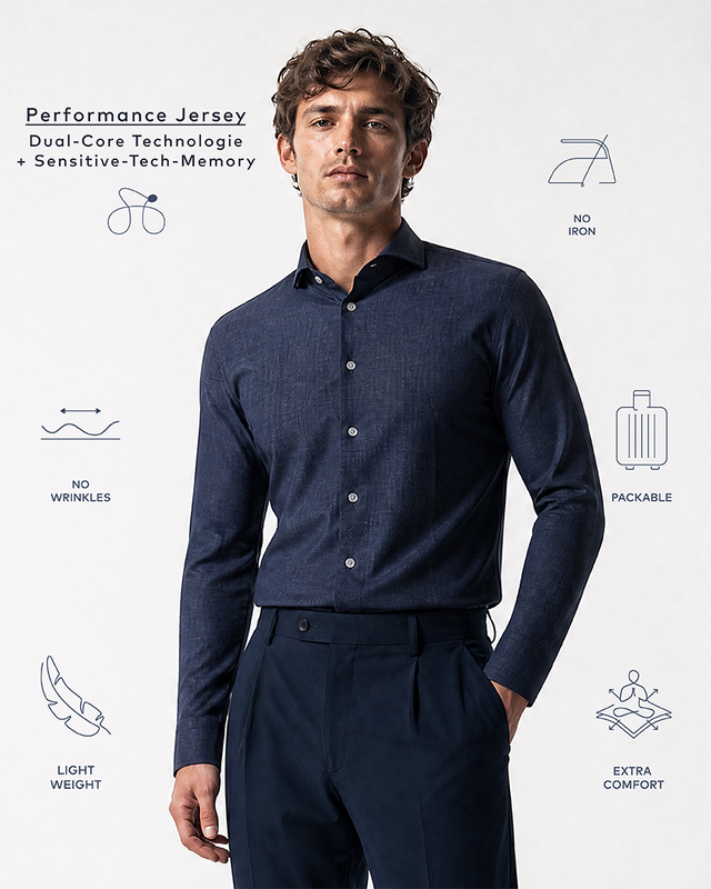 IOS SHIRT - NAVY DENIM