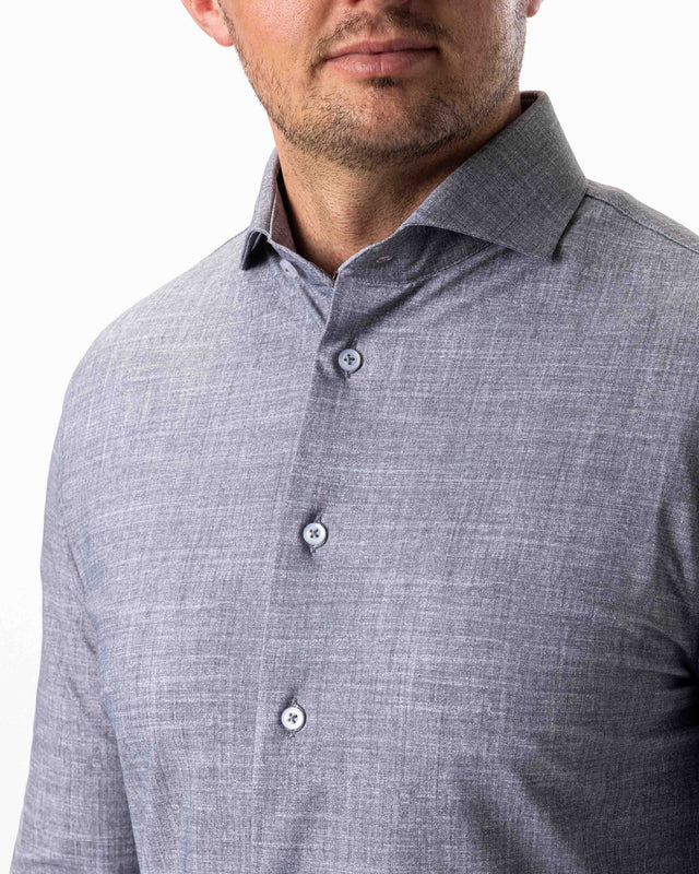 IOS SHIRT - LIGHT GRAY DENIM