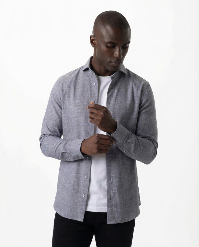 IOS SHIRT - LIGHT GRAY DENIM