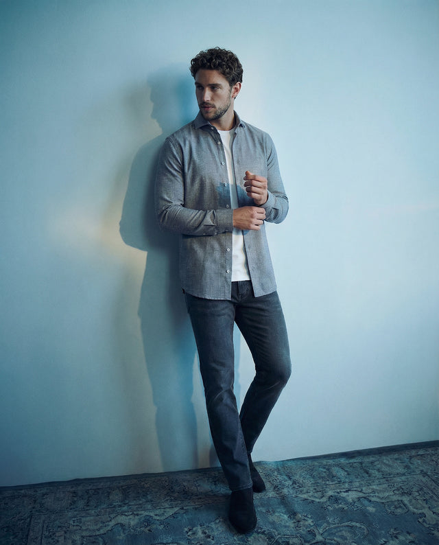 IOS SHIRT - LIGHT GRAY DENIM