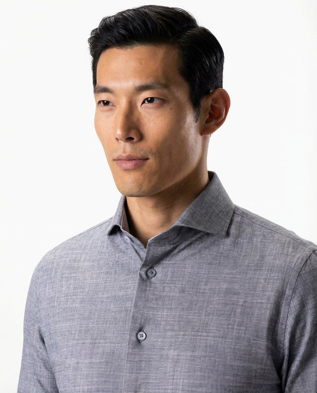 IOS SHIRT - LIGHT GRAY DENIM