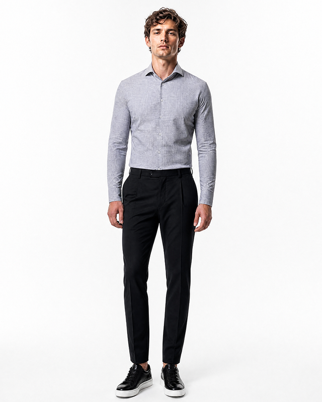 IOS SHIRT - LIGHT GRAY DENIM
