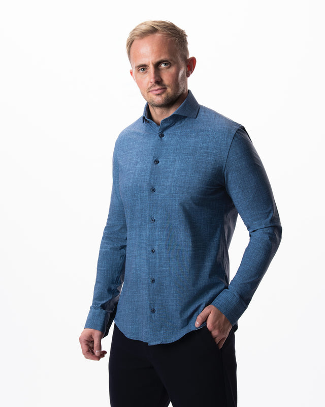 IOS SHIRT - GALAXY BLUE DENIM