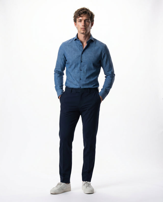 IOS SHIRT - GALAXY BLUE DENIM
