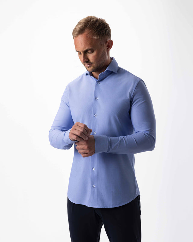 IOS SHIRT - BLUE MINIMAL