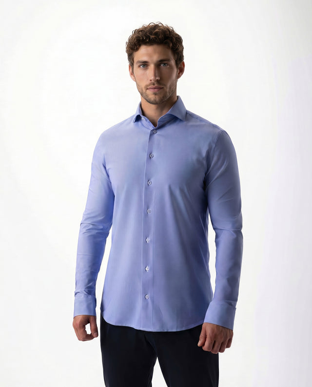 IOS SHIRT - BLUE MINIMAL