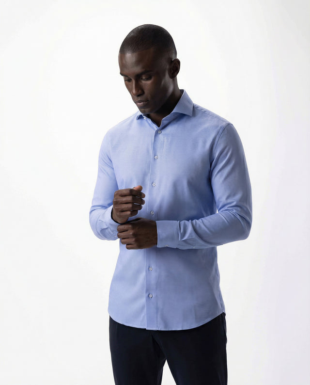 IOS SHIRT - BLUE MINIMAL