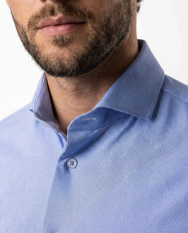 IOS SHIRT - BLUE MINIMAL