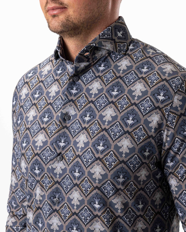 IOS SHIRT - ANTHRACITE DESIGN