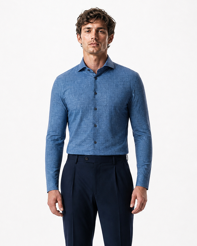 IOS SHIRT - GALAXY BLUE DENIM