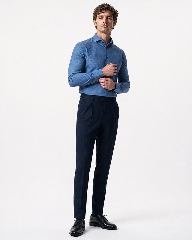 IOS SHIRT - GALAXY BLUE DENIM