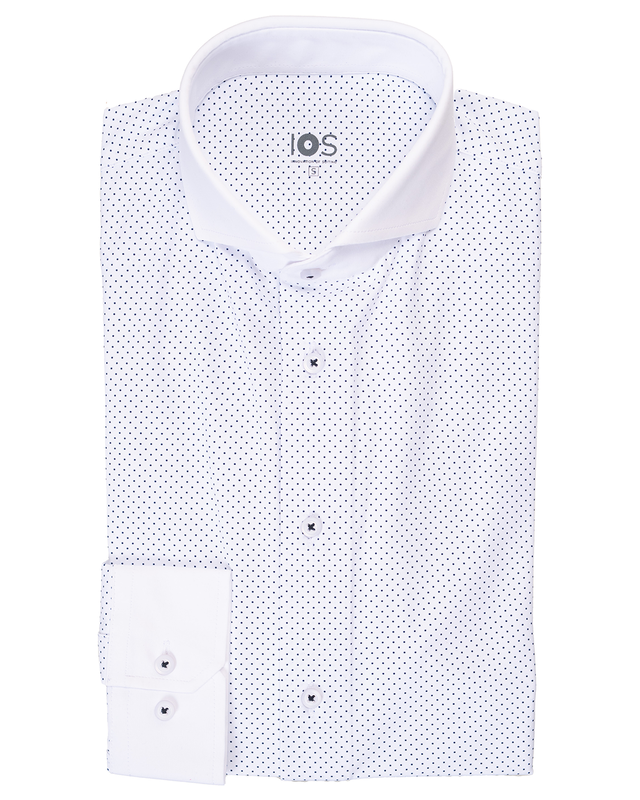 IOS SHIRT - GALAXY BLUE DOTS CONTRAST