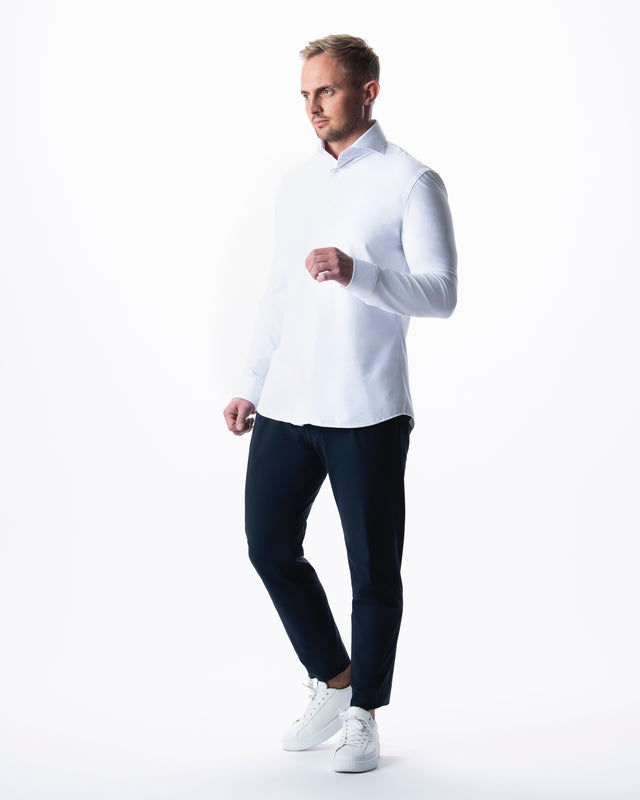 IOS SHIRT - WHITE PIQUÉ