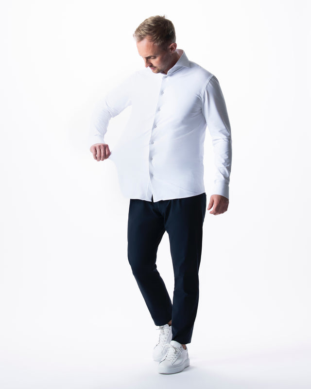 IOS SHIRT - WHITE PIQUÉ