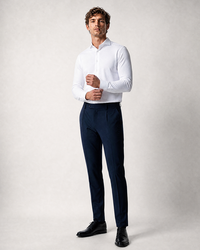 IOS SHIRT - WHITE PIQUÉ