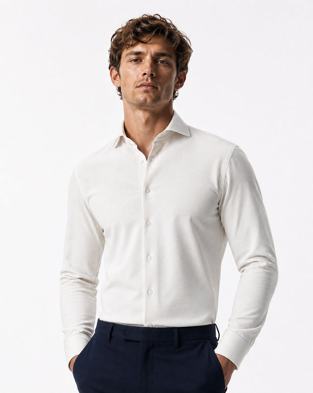 IOS SHIRT - SAND PIQUÉ