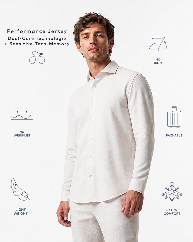 IOS SHIRT - SAND PIQUÉ