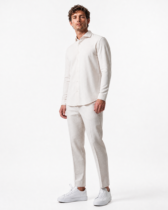 IOS SHIRT - SAND PIQUÉ