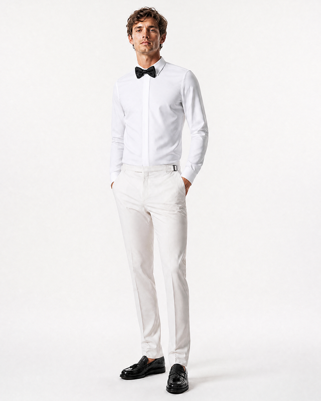 IOS SHIRT - IVORY WEDDING WHITE