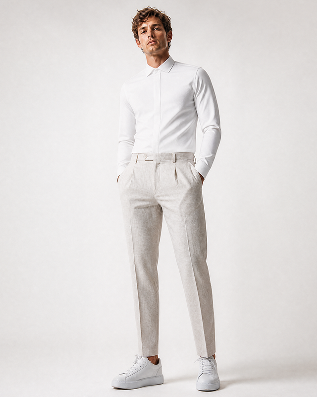 IOS SHIRT - IVORY WEDDING WHITE
