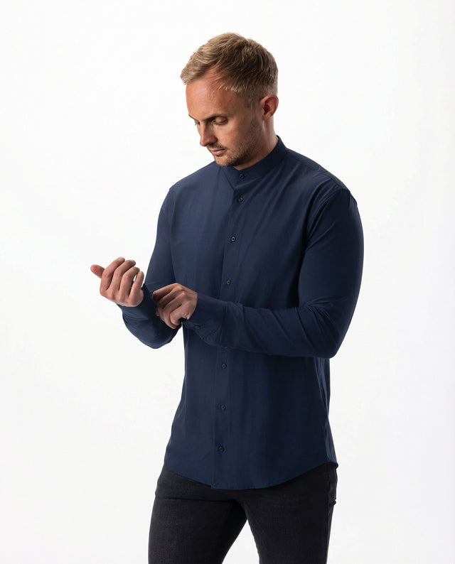 IOS SHIRT stood up - NAVY
