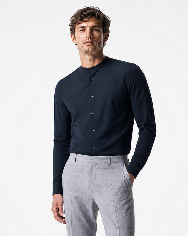 IOS SHIRT stood up - NAVY