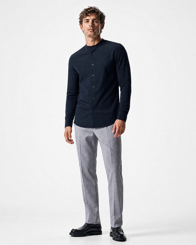 IOS SHIRT stood up - NAVY