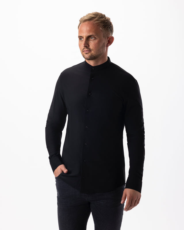 IOS SHIRT stand up - BLACK