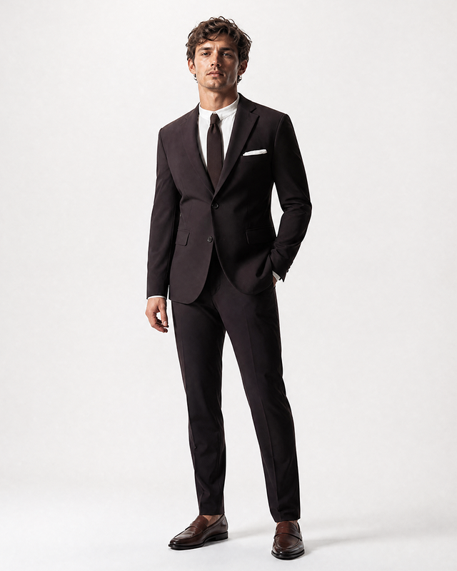 IOS PANTS classic - BROWN