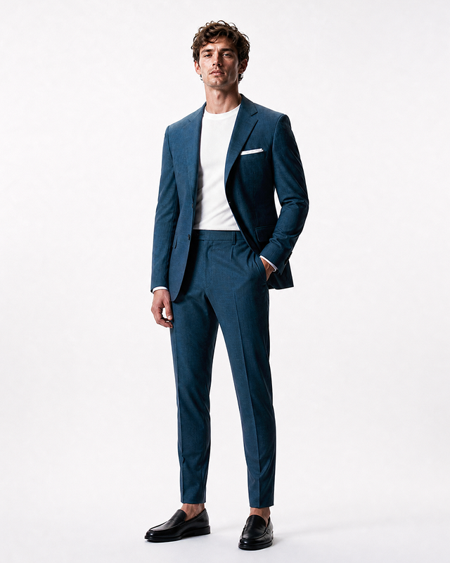 IOS JAS - PETROL BLAUW