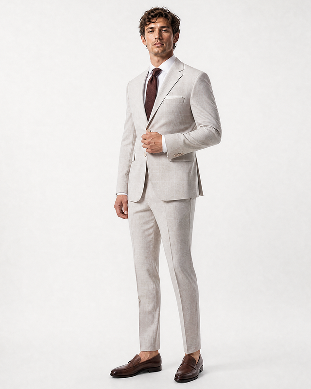 GIACCA IOS - BEIGE CHECK