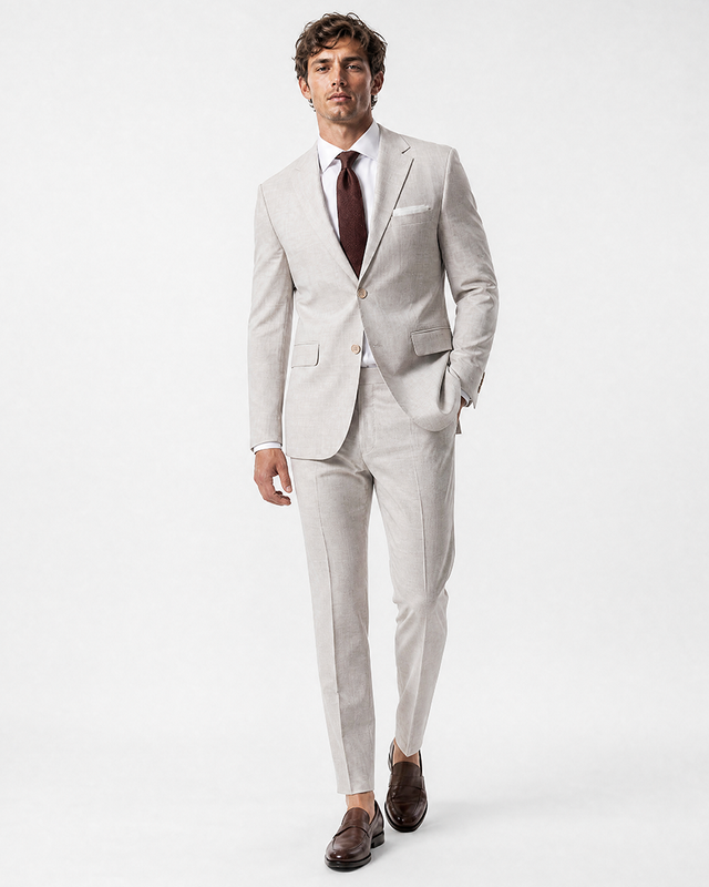 GIACCA IOS - BEIGE CHECK