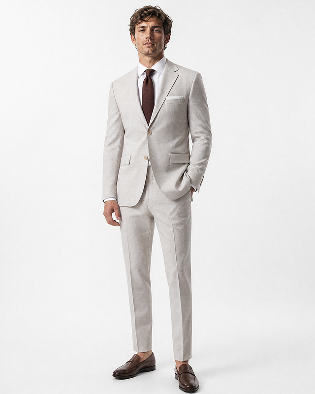 GIACCA IOS - BEIGE CHECK