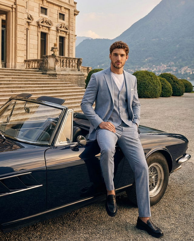 IOS JACKET - LIGHT GREY KARO