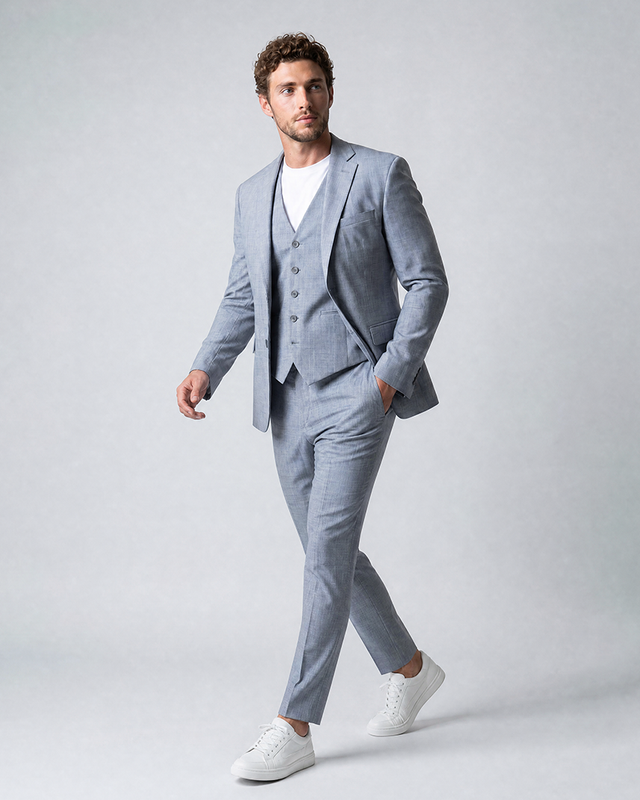 IOS JACKET - LIGHT GRAY CHECK