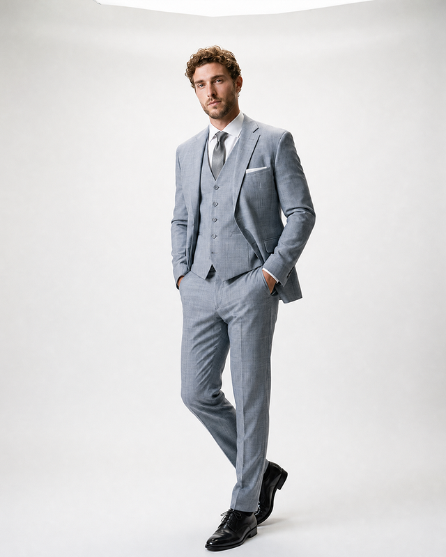 IOS JACKET - LIGHT GRAY CHECK