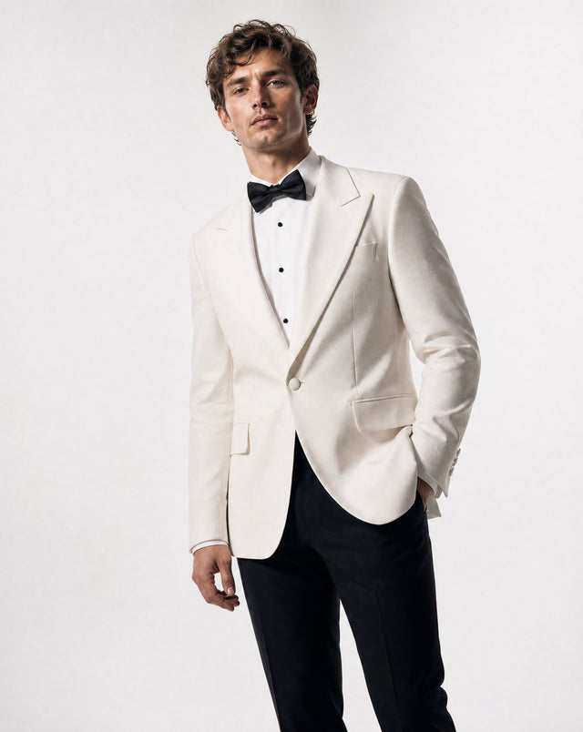 IOS JACKET smoking - IVORY