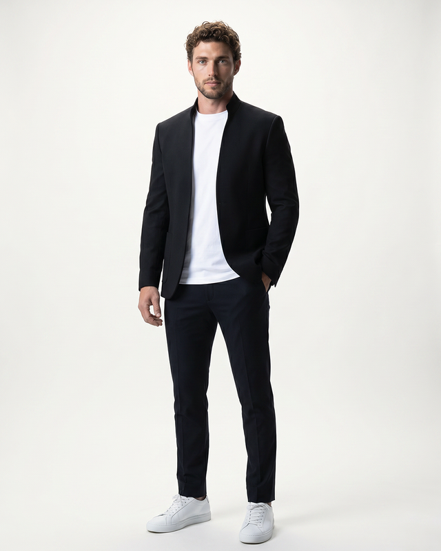 IOS JACKET clean - CZARNY