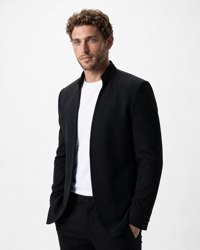 IOS JACKET clean - CZARNY
