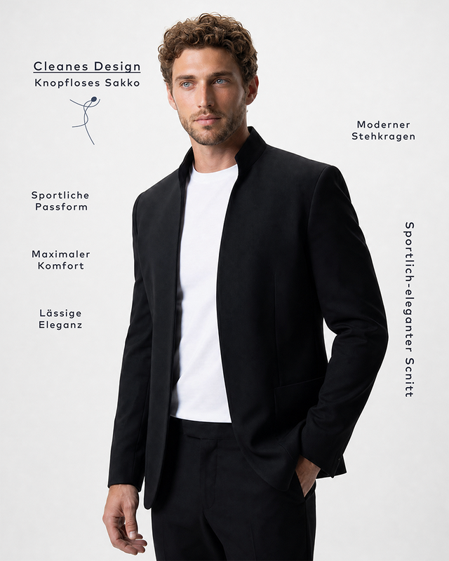 IOS JACKET clean - CZARNY